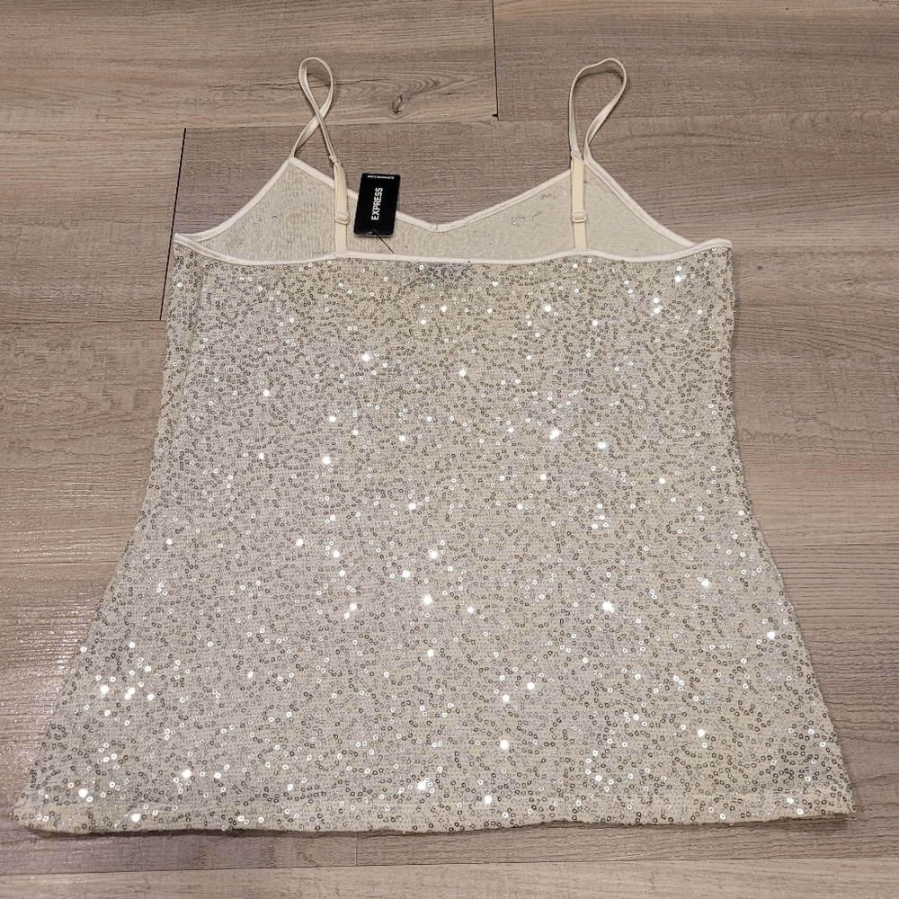 Express Sequins Tank M - Picture 2 of 6